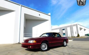 Ford-Mustang-Cabriolet-1987-Red-Beige-pattern-99000-2