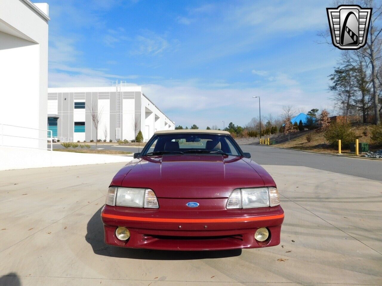 Ford-Mustang-Cabriolet-1987-Red-Beige-pattern-99000-3