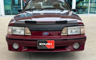 Ford-Mustang-Cabriolet-1989-Maroon-Gray-149675-1