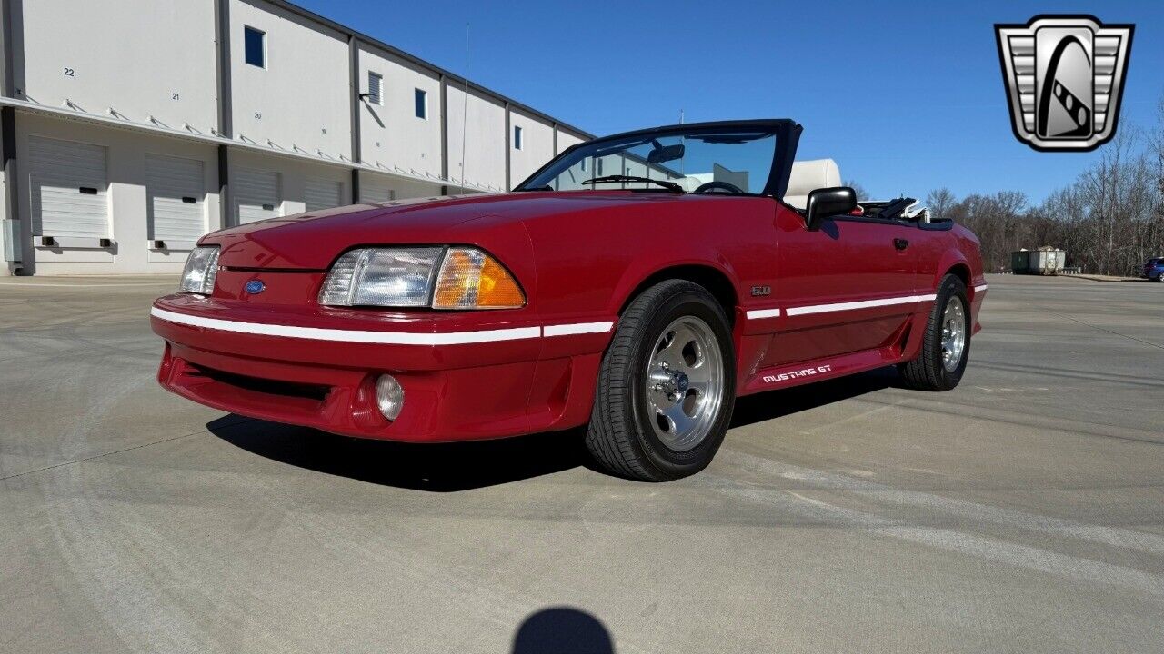 Ford-Mustang-Cabriolet-1989-Red-White-131817-2