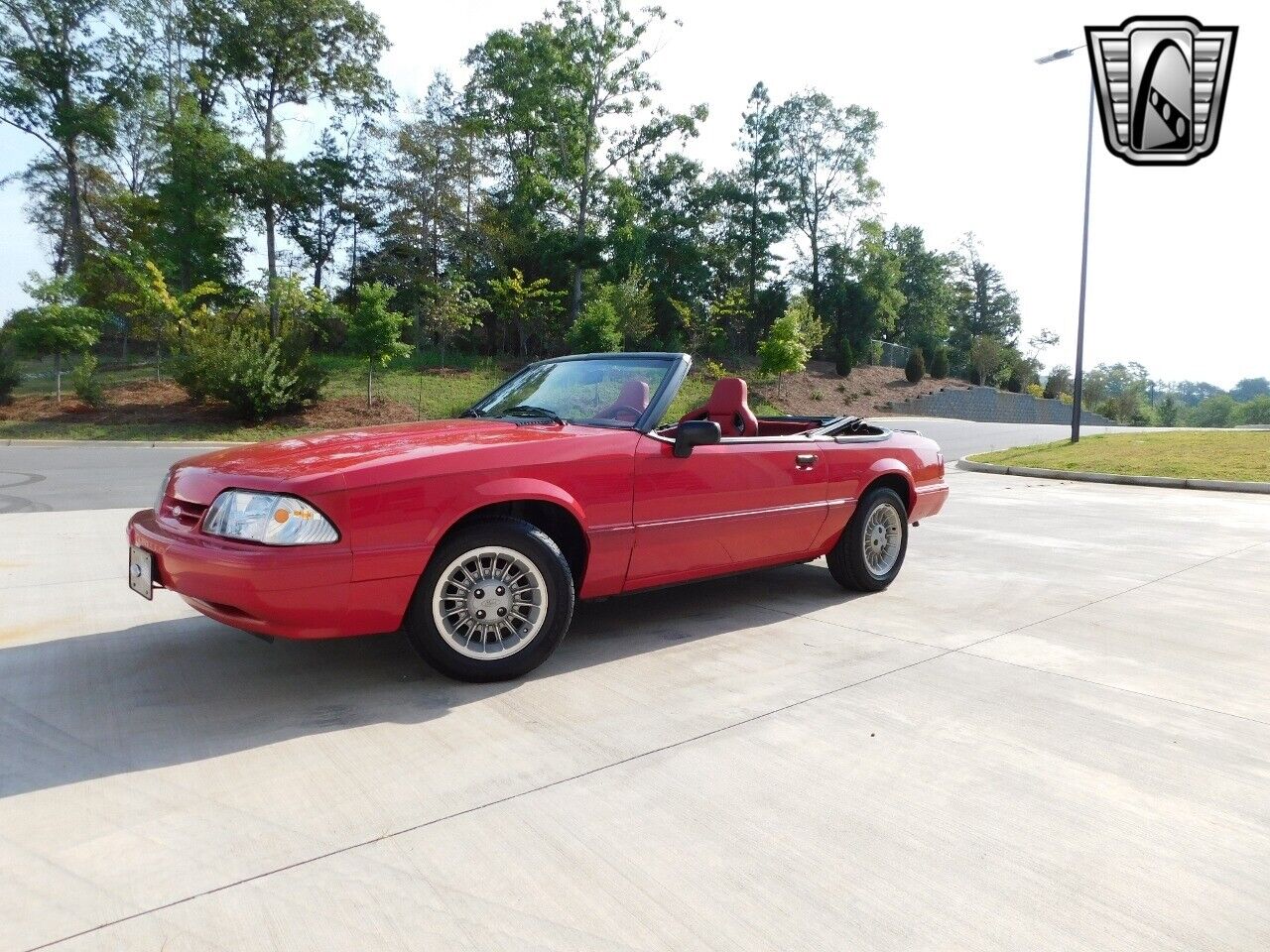 Ford-Mustang-Cabriolet-1992-Red-Red-91350-2