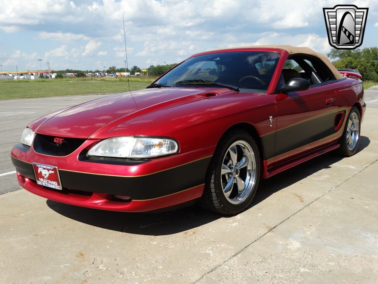 Ford-Mustang-Cabriolet-1995-Red-Tan-146655-3