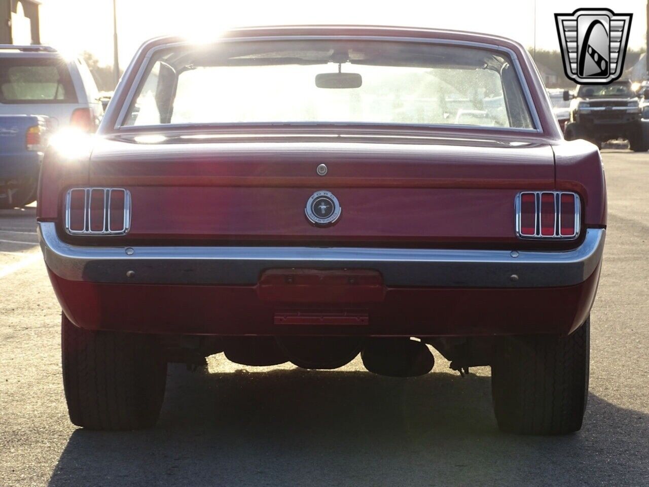 Ford-Mustang-Coupe-1965-Maroon-Black-95342-7