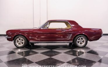 Ford-Mustang-Coupe-1966-Burgundy-Parchment-32684-2