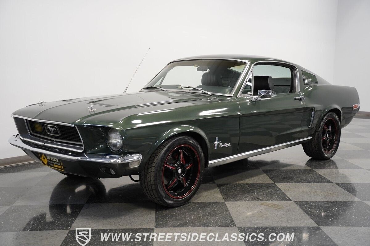 Ford-Mustang-Coupe-1968-Green-Black-195664-5