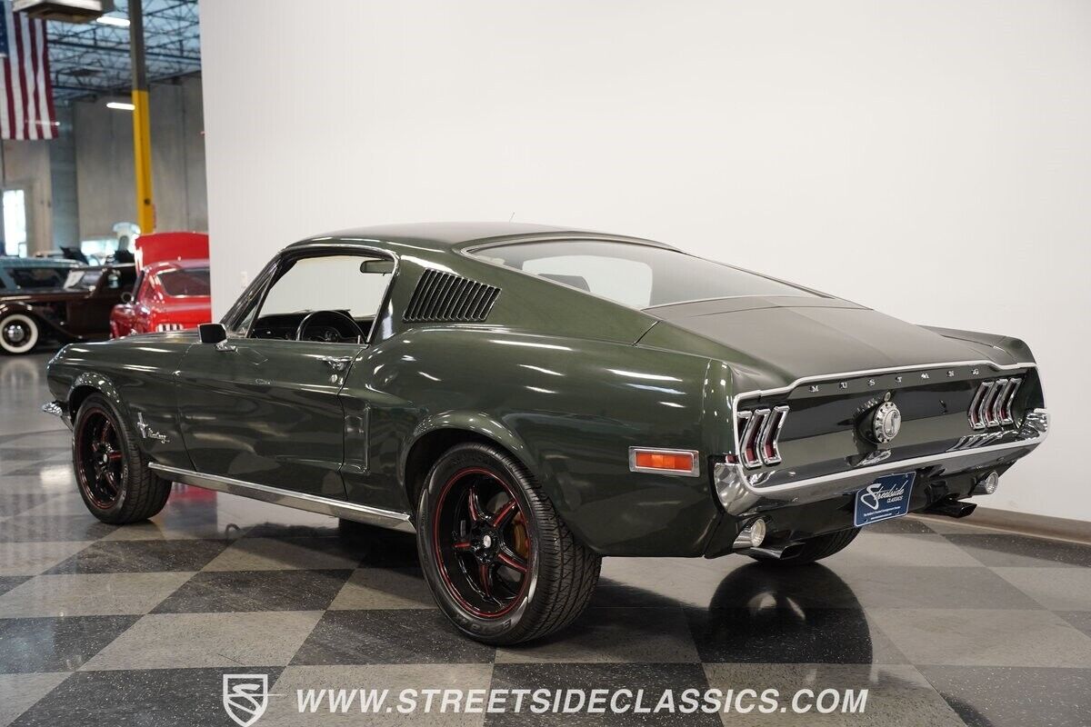 Ford-Mustang-Coupe-1968-Green-Black-195664-7