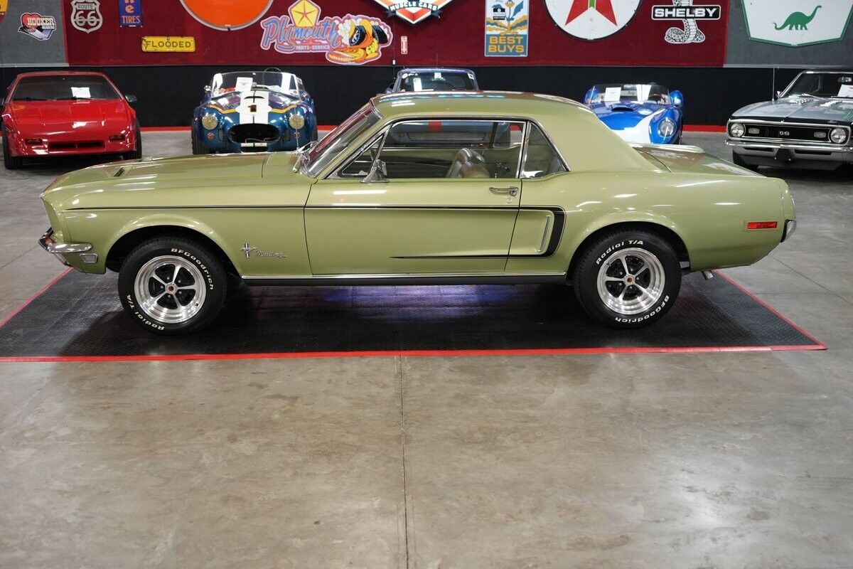 Ford-Mustang-Coupe-1968-Green-Olive-0-10