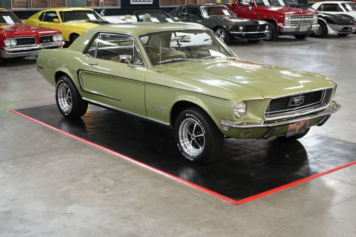 Ford-Mustang-Coupe-1968-Green-Olive-0-16