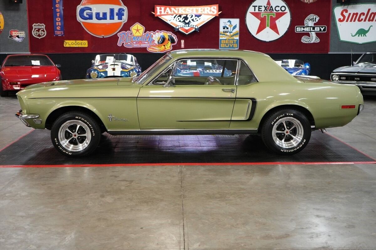 Ford-Mustang-Coupe-1968-Green-Olive-0-2