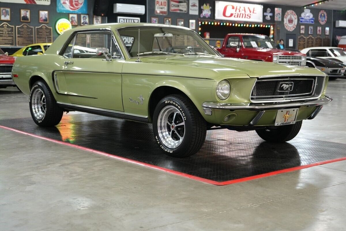 Ford-Mustang-Coupe-1968-Green-Olive-0-24