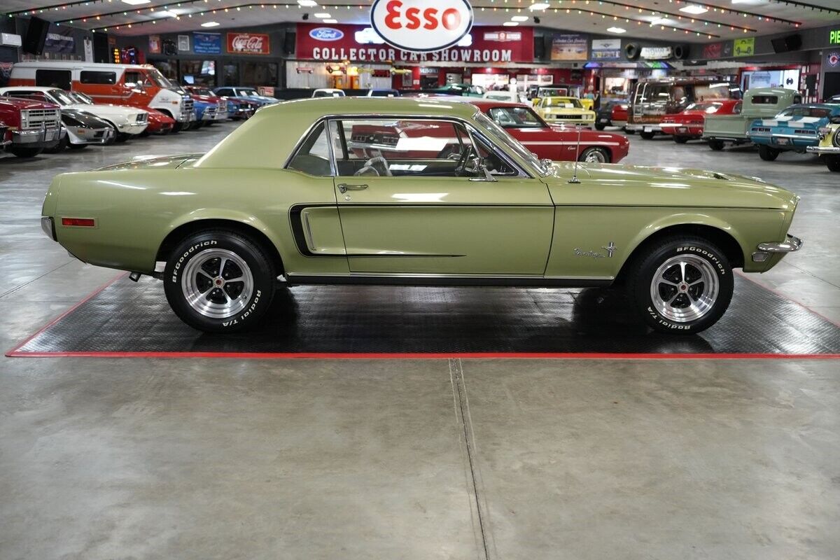 Ford-Mustang-Coupe-1968-Green-Olive-0-6