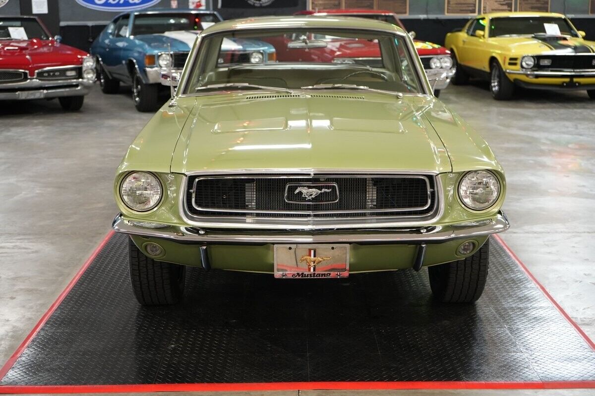 Ford-Mustang-Coupe-1968-Green-Olive-0-8