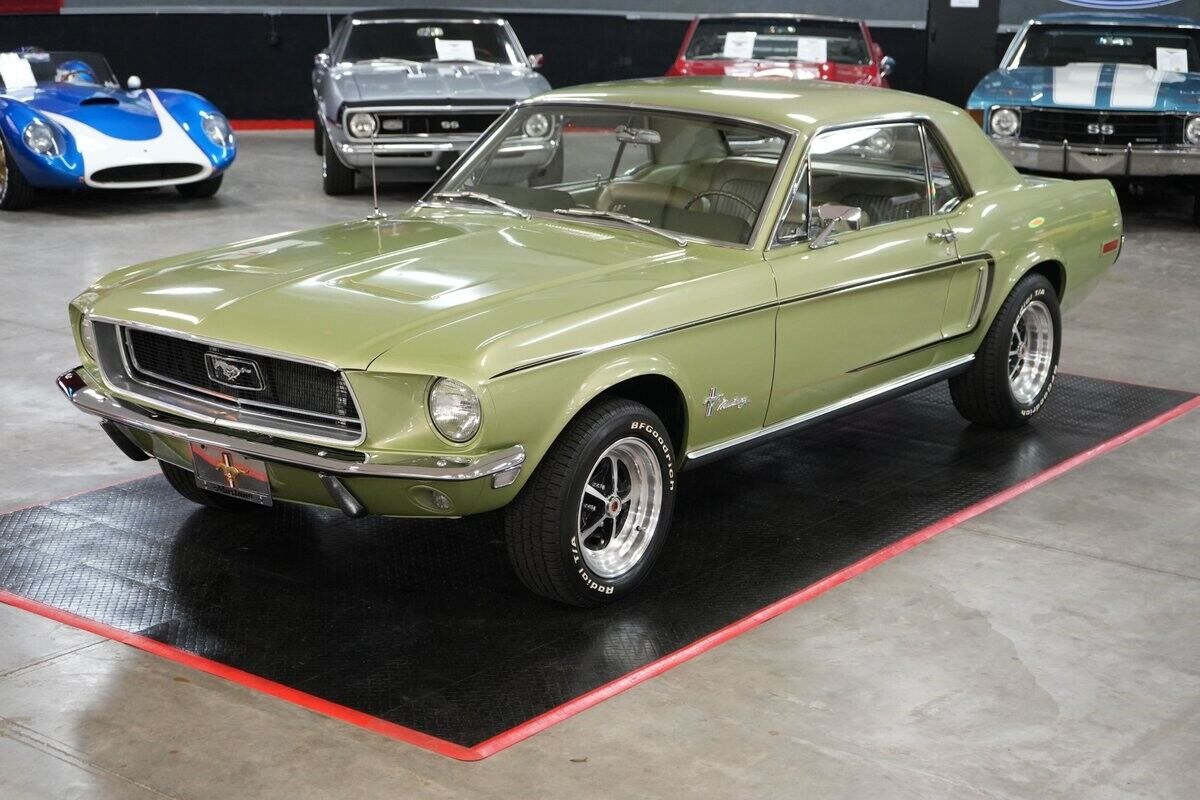 Ford-Mustang-Coupe-1968-Green-Olive-0-9