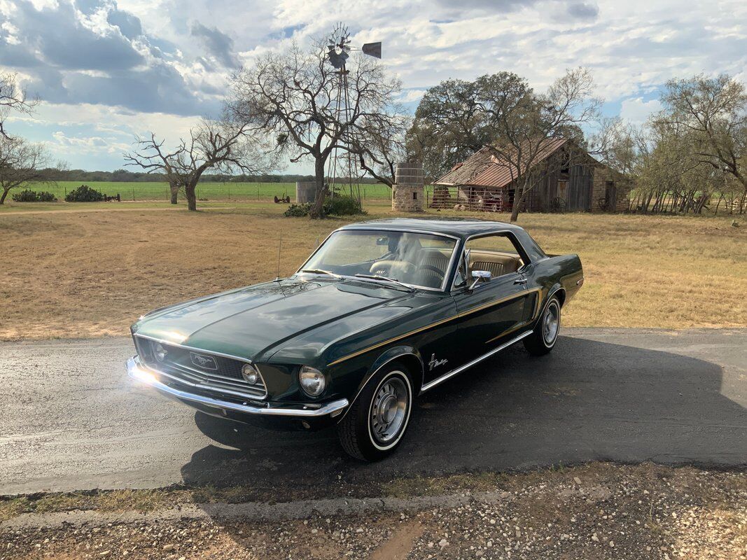 Ford-Mustang-Coupe-1968-Green-Tan-29375-10