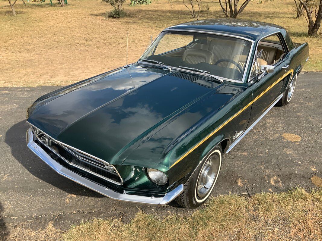 Ford-Mustang-Coupe-1968-Green-Tan-29375-11