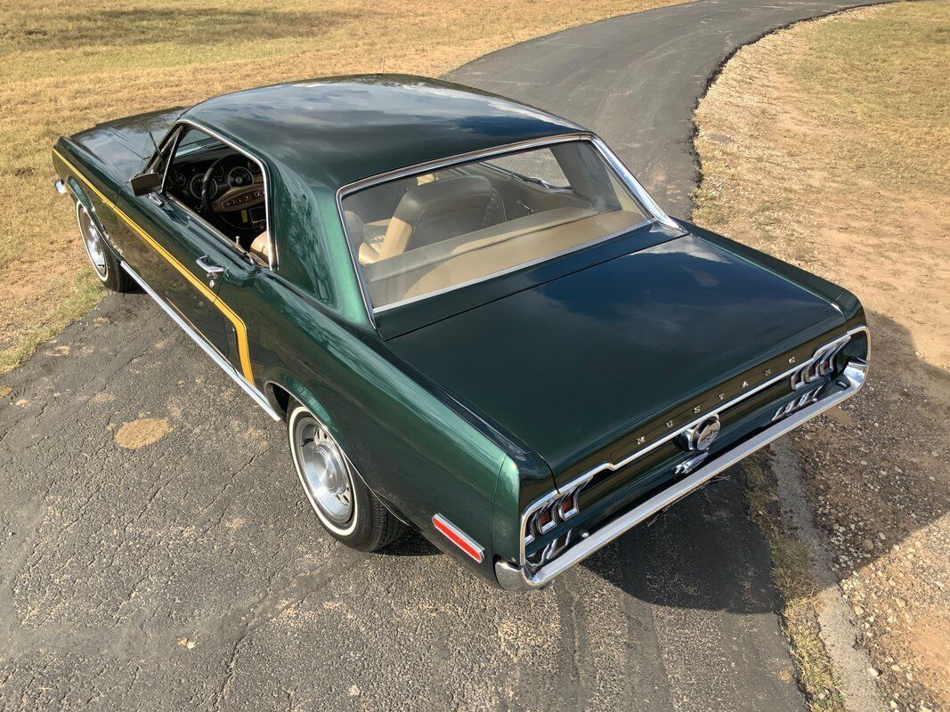 Ford-Mustang-Coupe-1968-Green-Tan-29375-2