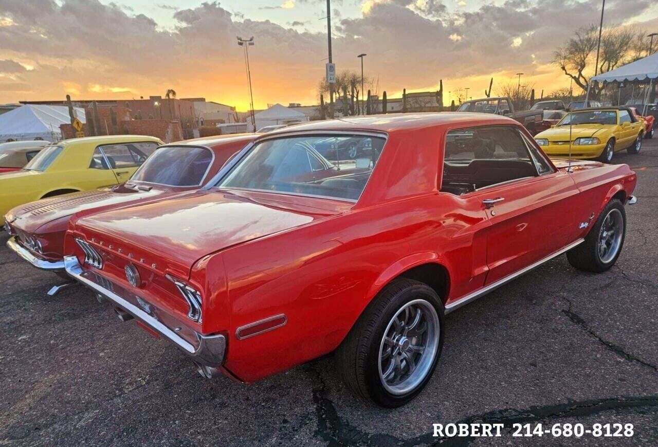 Ford-Mustang-Coupe-1968-Red-Black-0-4