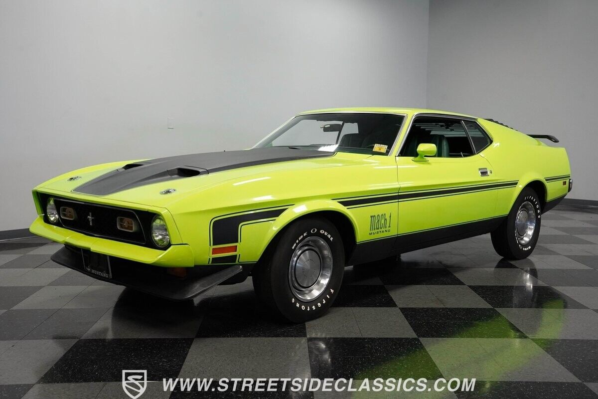 Ford-Mustang-Coupe-1972-Bright-Lime-Green-126762-5