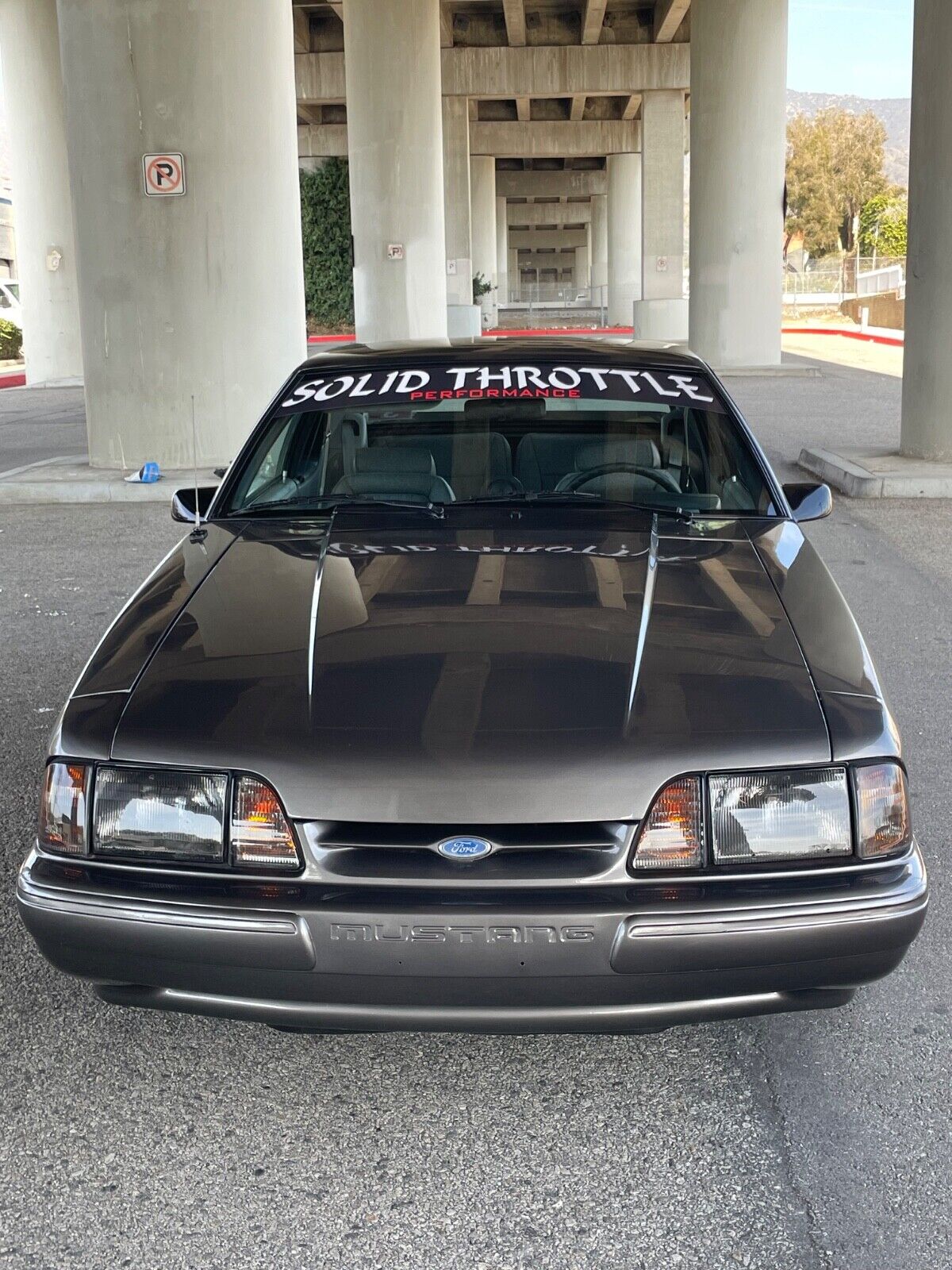 Ford-Mustang-Coupe-1991-Gray-Gray-225308-2