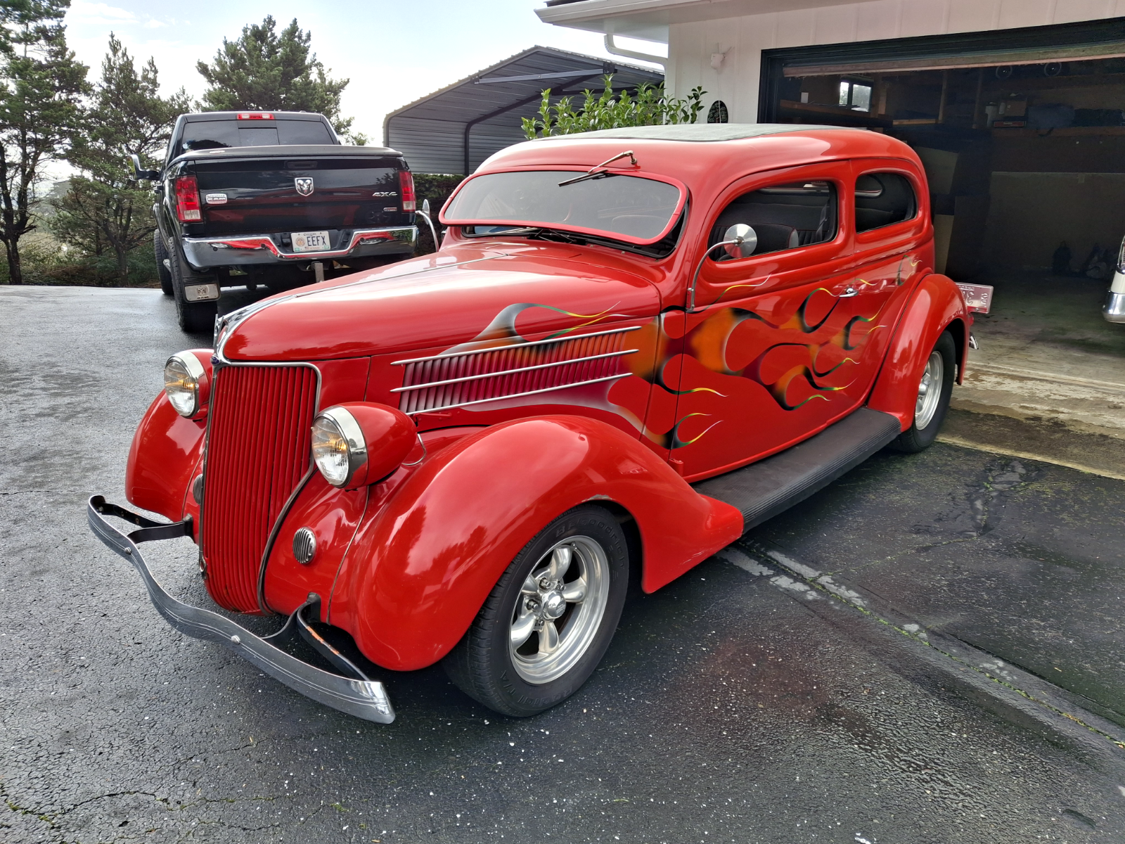 Ford-Other-Berline-1936-Red-19867-19