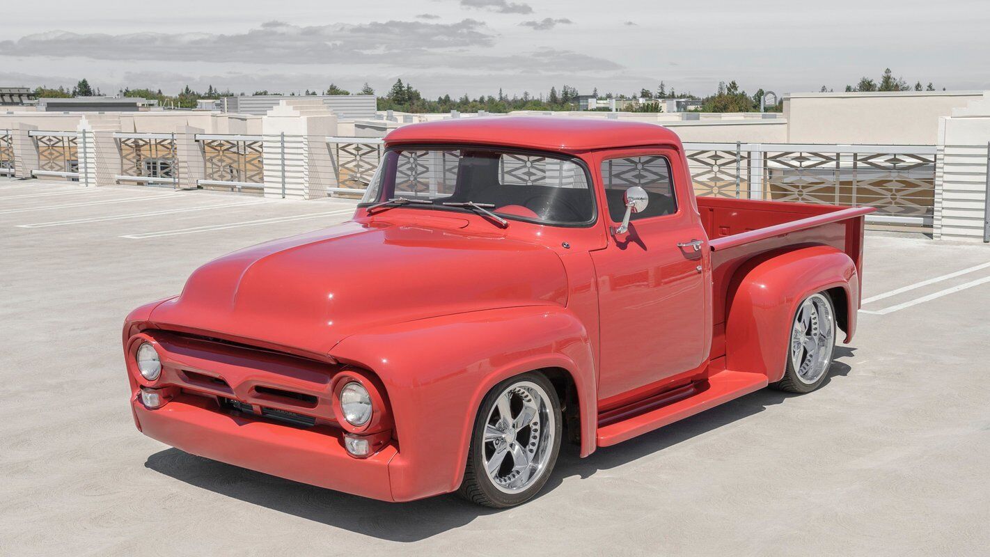 Ford-Other-Pickups-1956-Red-Gray-0-1