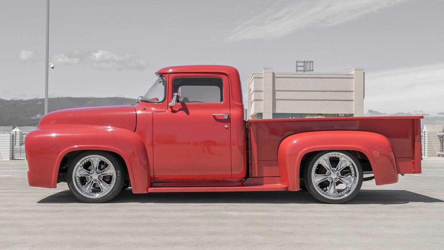 Ford-Other-Pickups-1956-Red-Gray-0-14