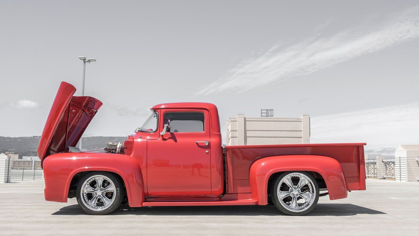 Ford-Other-Pickups-1956-Red-Gray-0-23