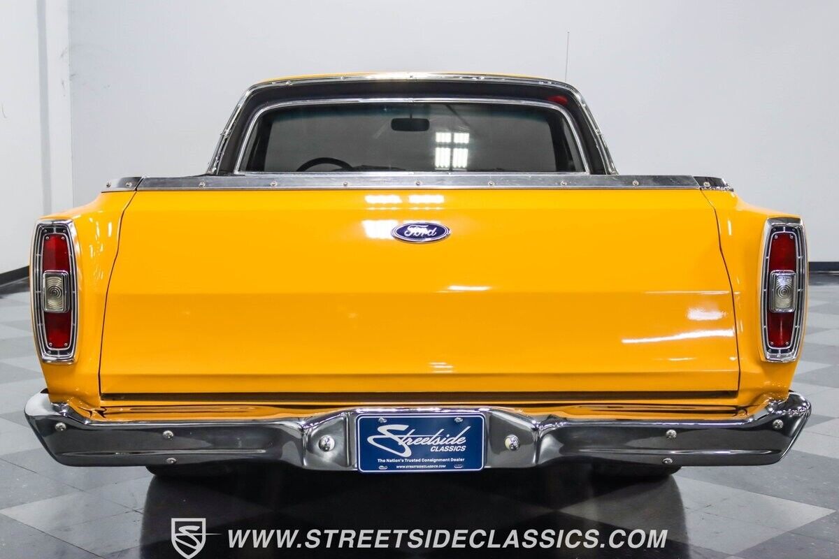 Ford-Ranchero-Pickup-1966-Yellow-Black-32106-10