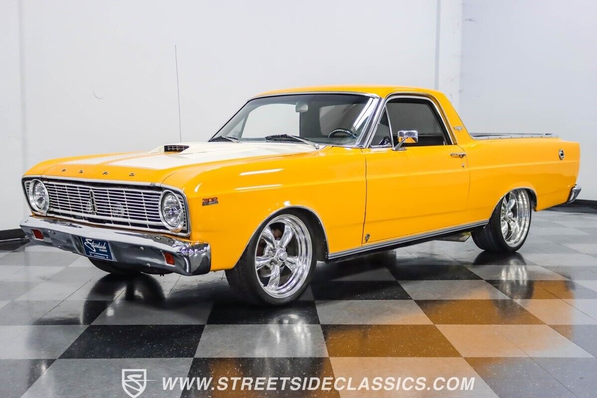 Ford-Ranchero-Pickup-1966-Yellow-Black-32106-5