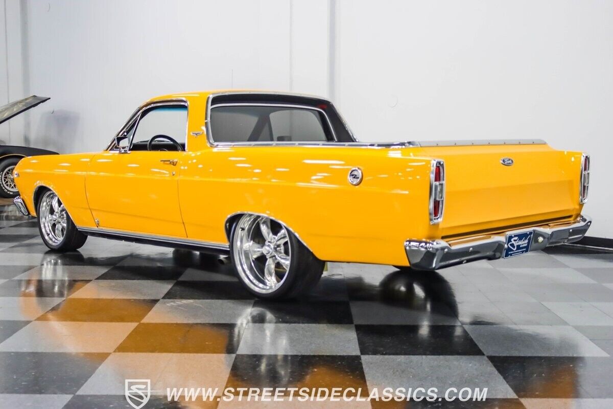 Ford-Ranchero-Pickup-1966-Yellow-Black-32106-7