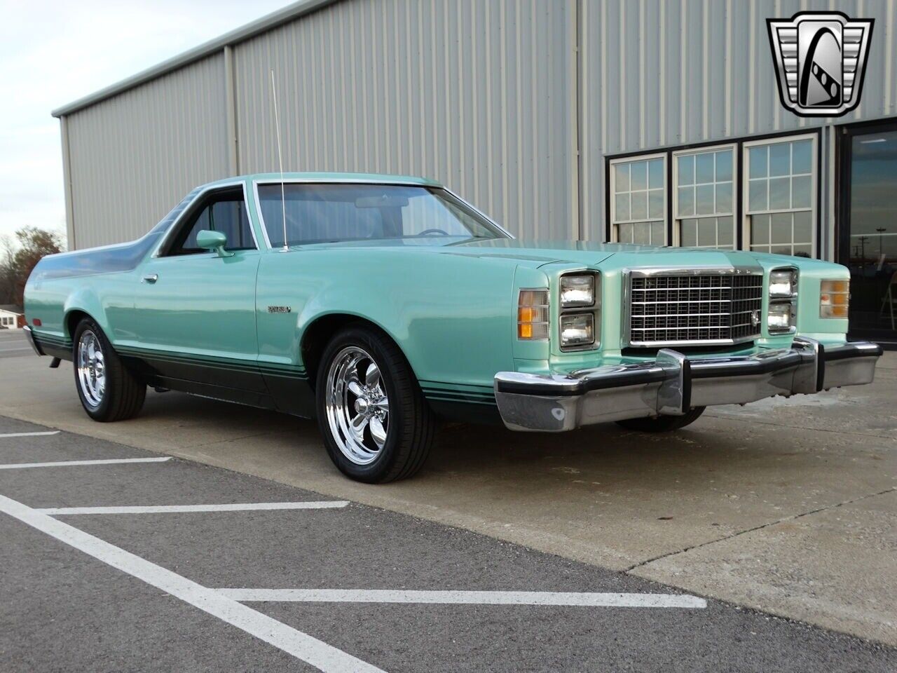 Ford-Ranchero-Pickup-1979-Green-Green-41151-9