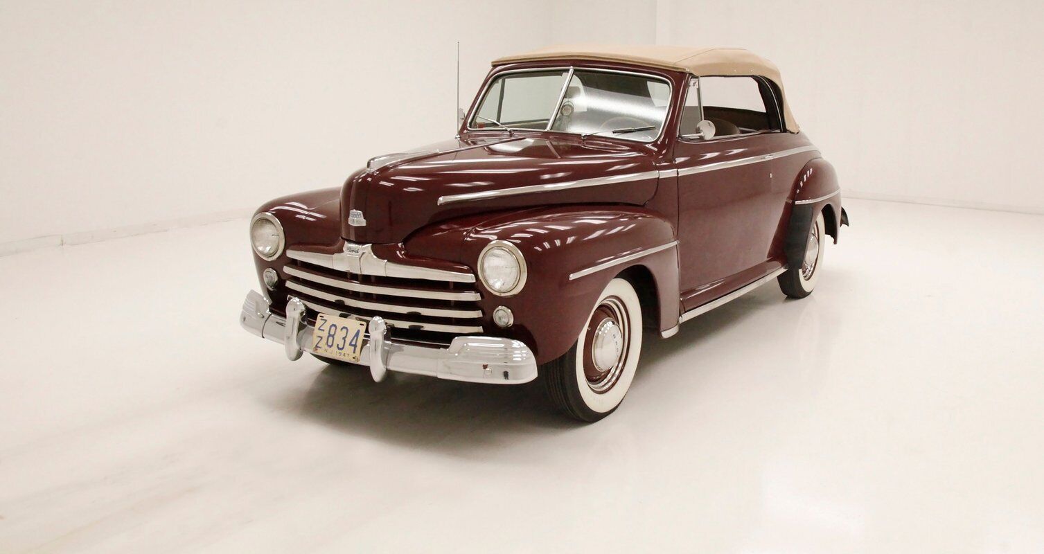 Ford-Super-Deluxe-Cabriolet-1947-Monsoon-Maroon-Saddle-57838