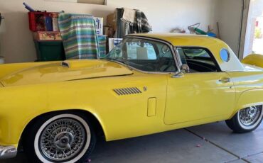 Ford-Thunderbird-1956-yellow-53108-1