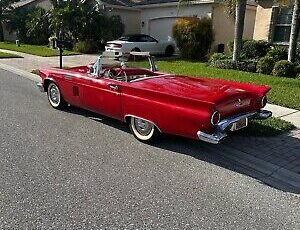 Ford-Thunderbird-Berline-1957-Red-White-29934-5