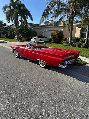 Ford-Thunderbird-Berline-1957-Red-White-29934-5