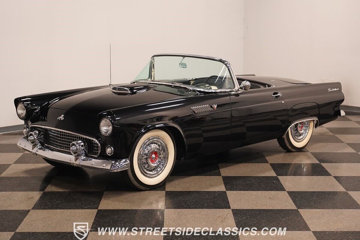 Ford-Thunderbird-Cabriolet-1955-Black-White-115073-22