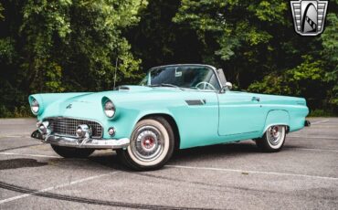 Ford-Thunderbird-Cabriolet-1955-Turquois-Turquois-140156-2