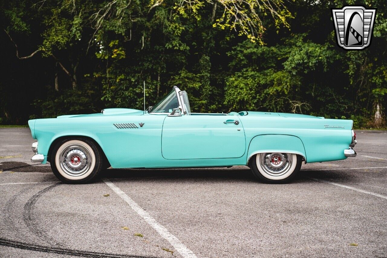 Ford-Thunderbird-Cabriolet-1955-Turquois-Turquois-140156-3