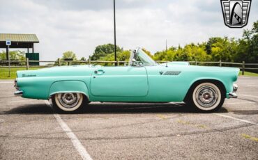 Ford-Thunderbird-Cabriolet-1955-Turquois-Turquois-140156-7