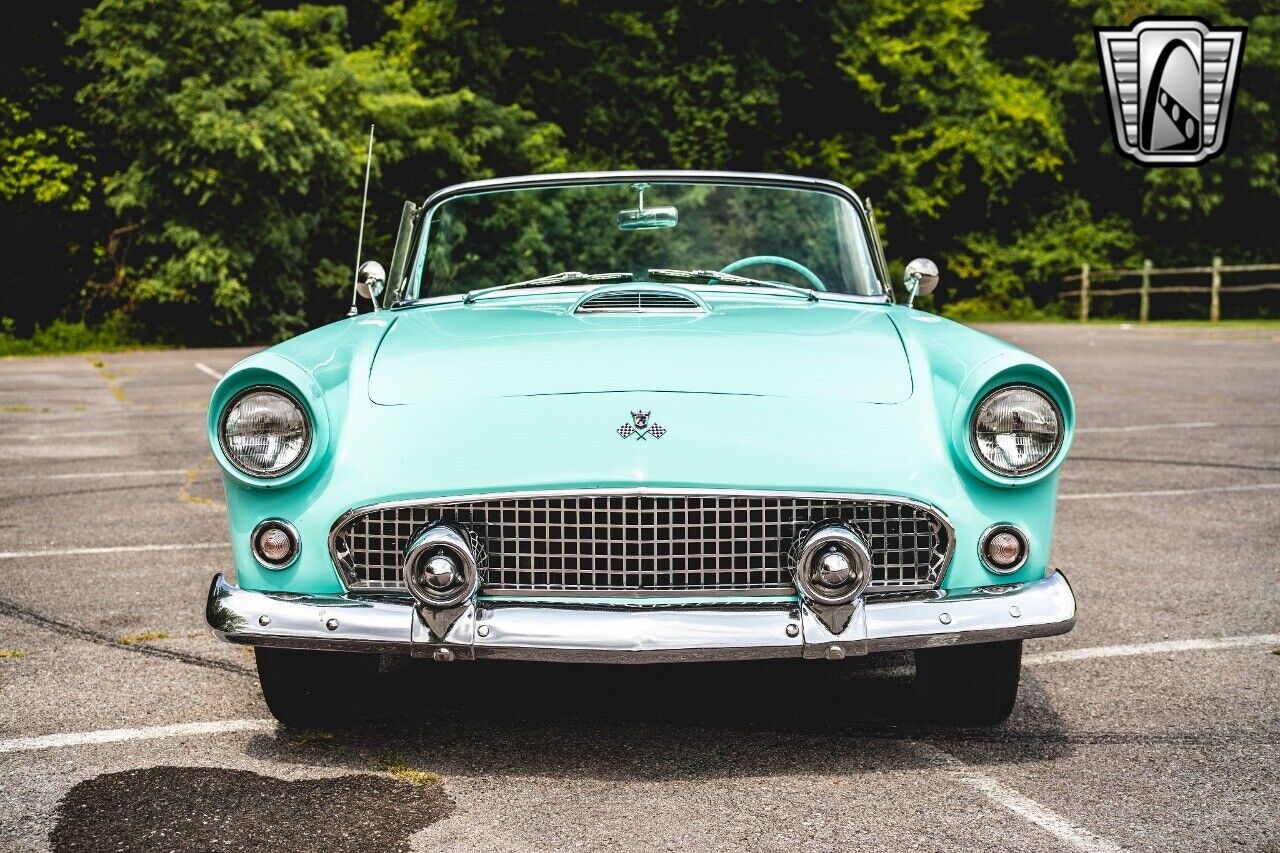 Ford-Thunderbird-Cabriolet-1955-Turquois-Turquois-140156-9