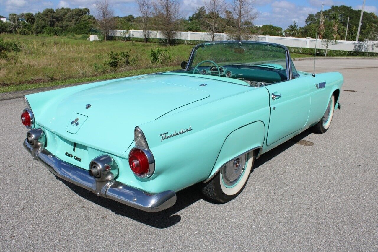 Ford-Thunderbird-Cabriolet-1955-Turquoise-White-91900-8