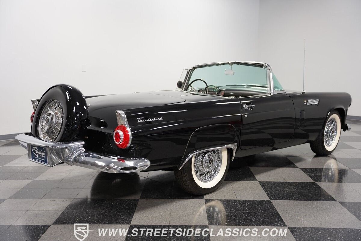 Ford-Thunderbird-Cabriolet-1956-Black-Black-25994-13