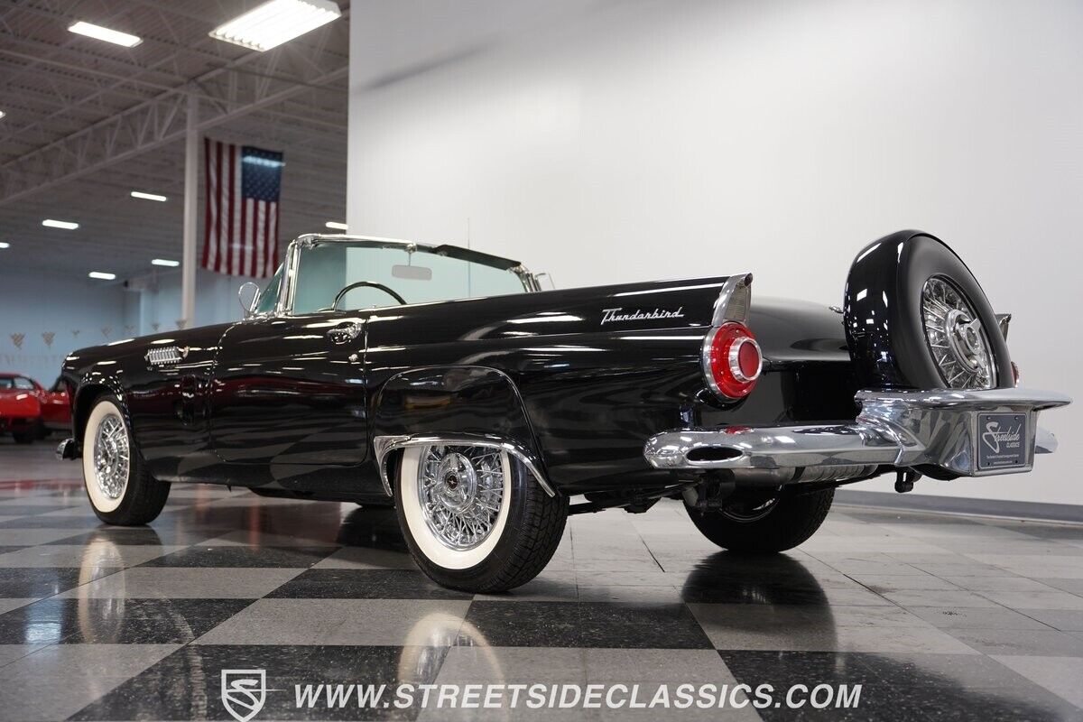 Ford-Thunderbird-Cabriolet-1956-Black-Black-25994-26