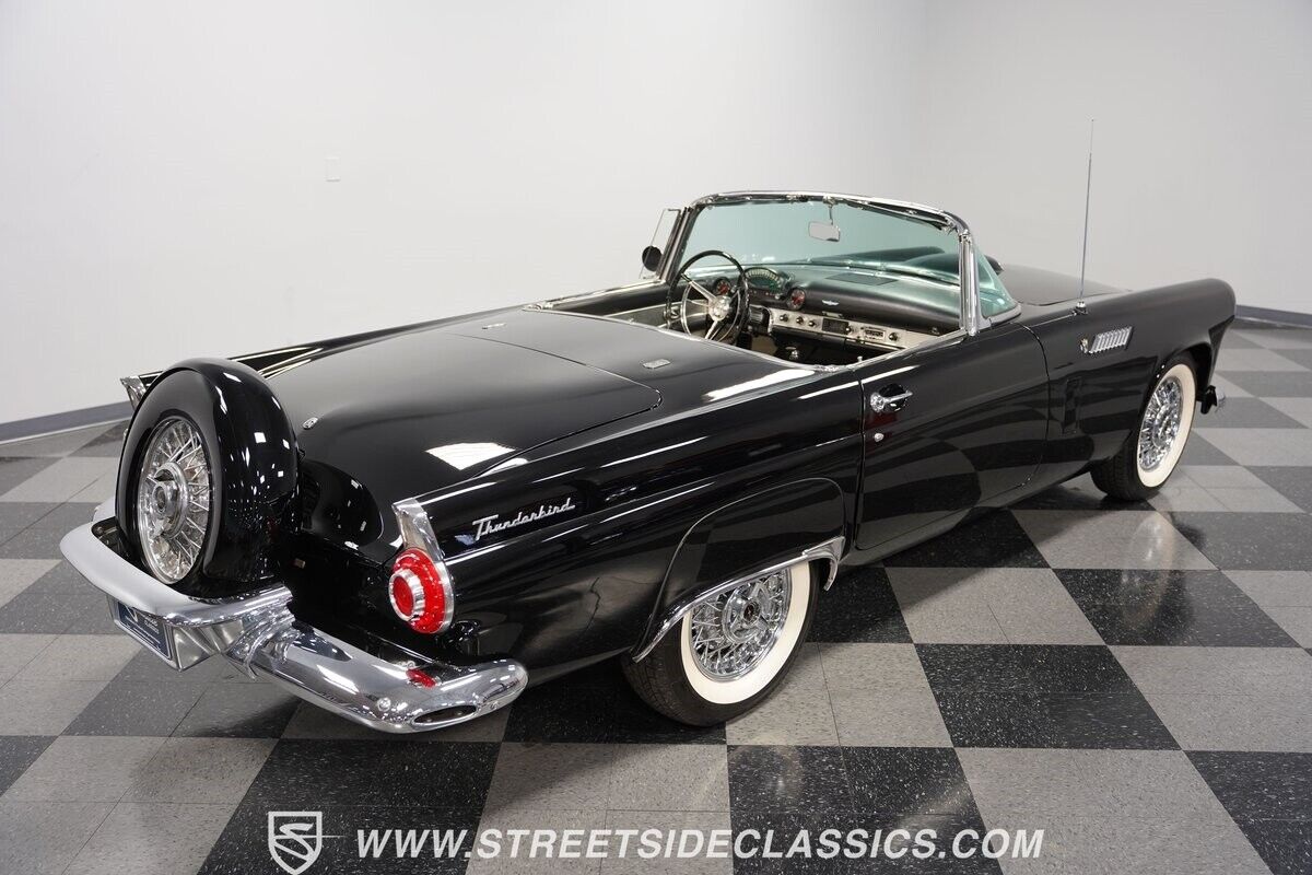 Ford-Thunderbird-Cabriolet-1956-Black-Black-25994-29