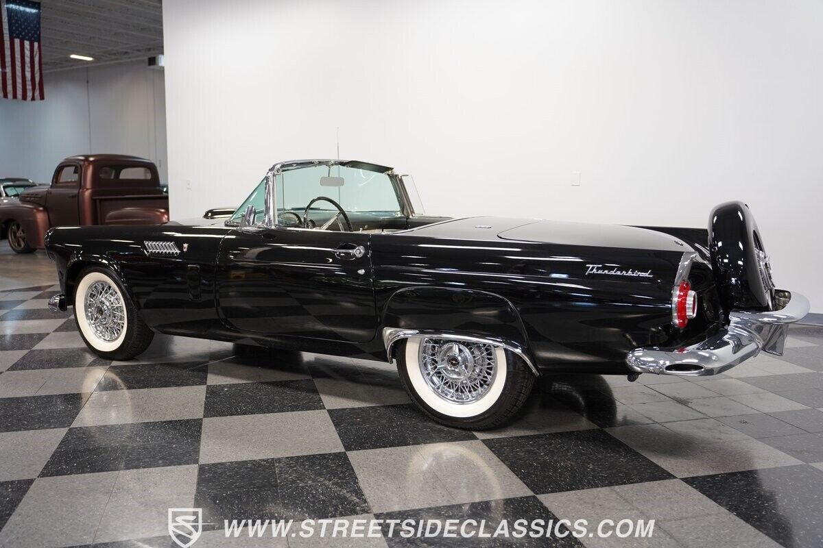 Ford-Thunderbird-Cabriolet-1956-Black-Black-25994-8