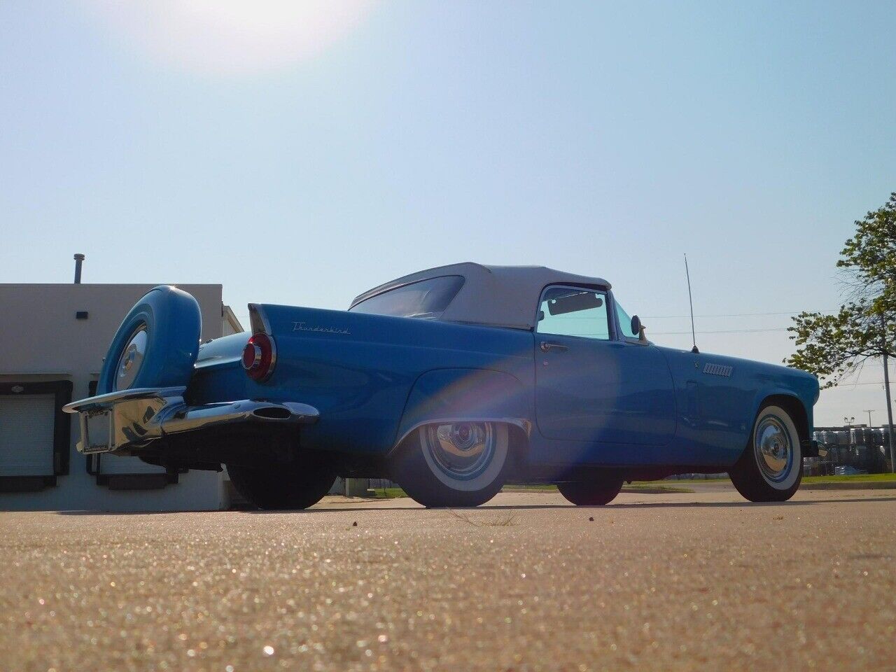 Ford-Thunderbird-Cabriolet-1956-Blue-Blue-76330-9