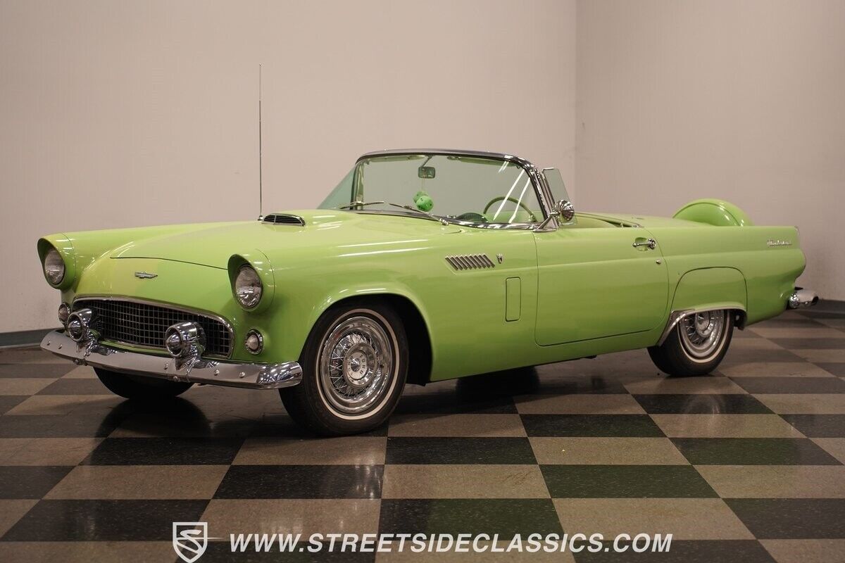 Ford-Thunderbird-Cabriolet-1956-Green-Green-135793-7