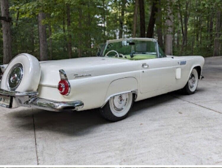 Ford-Thunderbird-Cabriolet-1956-White-Green-112654-10