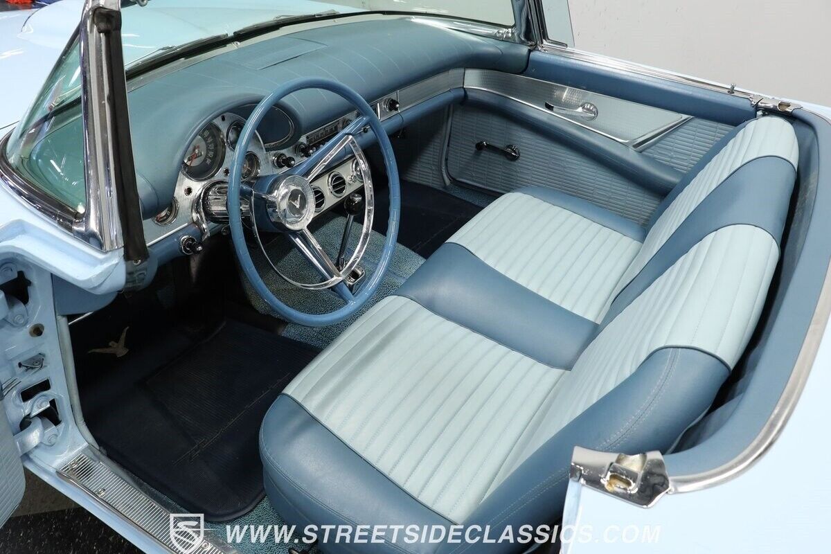 Ford-Thunderbird-Cabriolet-1957-Blue-Blue-48575-4