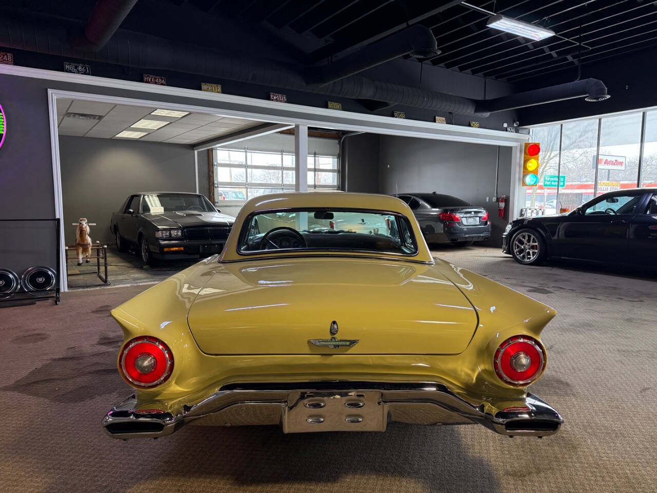 Ford-Thunderbird-Cabriolet-1957-Gold-Brown-99395-13